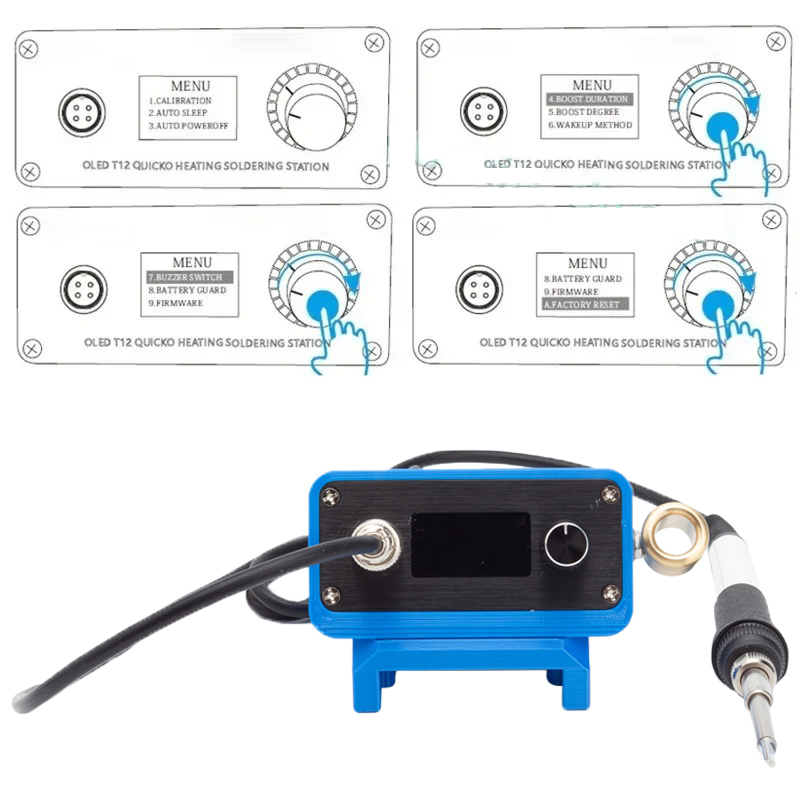 Estación de soldadura T12, sol - Soldering Station T12 Oled reseña y precio