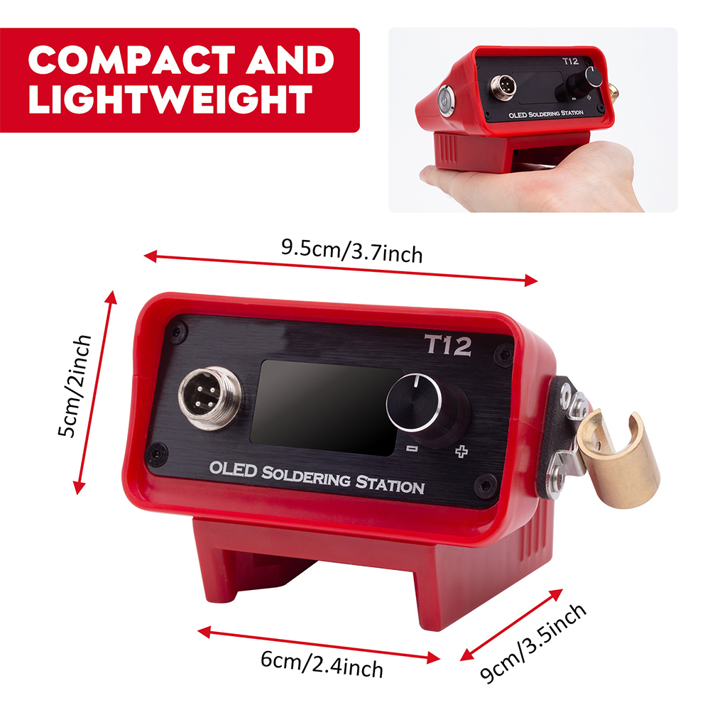 Estación de soldadura de hierr - Soldering Station T12 Oled reseña y precio