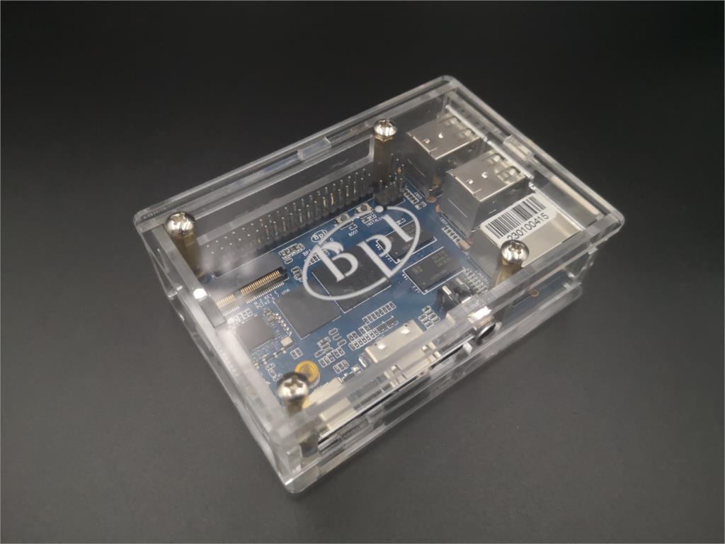 BPI M5 BPI M4 Caja acrílica Ba - Banana Pi Bpi-M5 reseña y precio